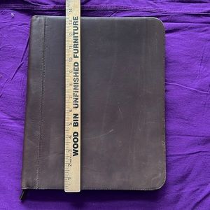 Coach leather portfolio